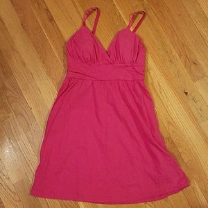 Pink padded strappy sun dress or coverup